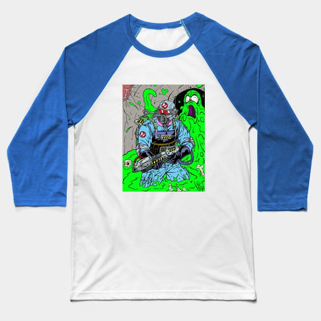 Slime Life Baseball T-Shirt by AustinLBrooksART